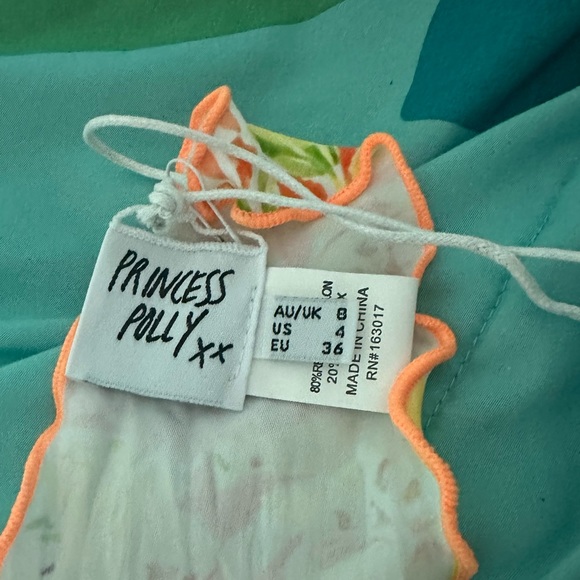 Princess Polly Paradise Sarong in Multi Yellow Floral, size US 4 - Picture 4 of 4